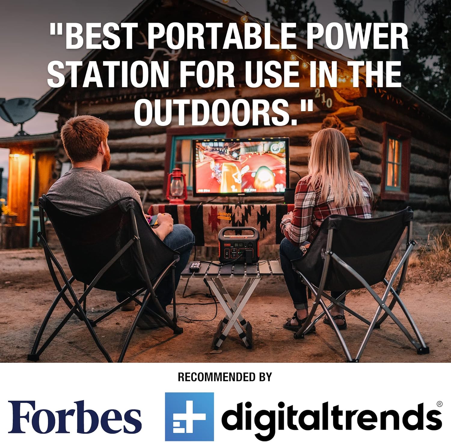 Jackery Portable Power Station Explorer 300, 293Wh Backup Lithium Battery, 110V/300W Pure Sine Wave AC Outlet, Solar Generator (Solar Panel Not Included) for Outdoors Camping Travel Hunting Blackout