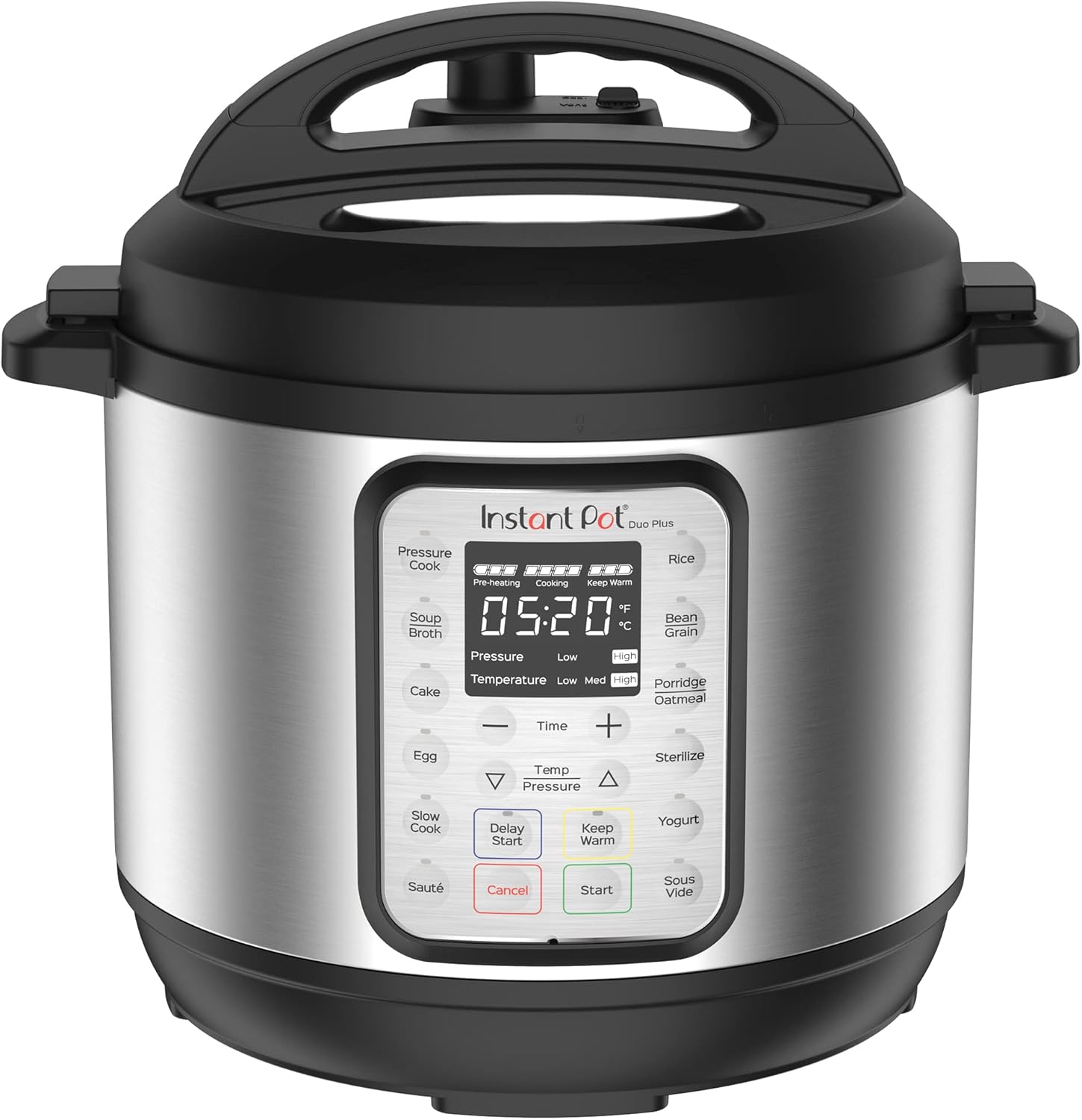 Instant Pot Duo Plus 9-in-1 Electric Pressure Cooker + Ceramic Inner Cooking Pot, 8 Quart