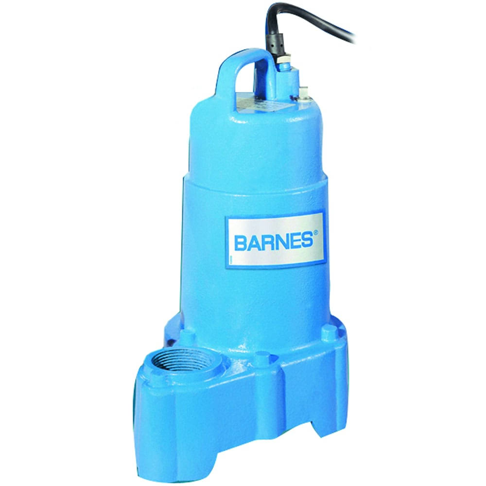 Barnes SP75X - 3/4 HP Cast Iron Sump Pump (Non-Automatic) (20& Cord)