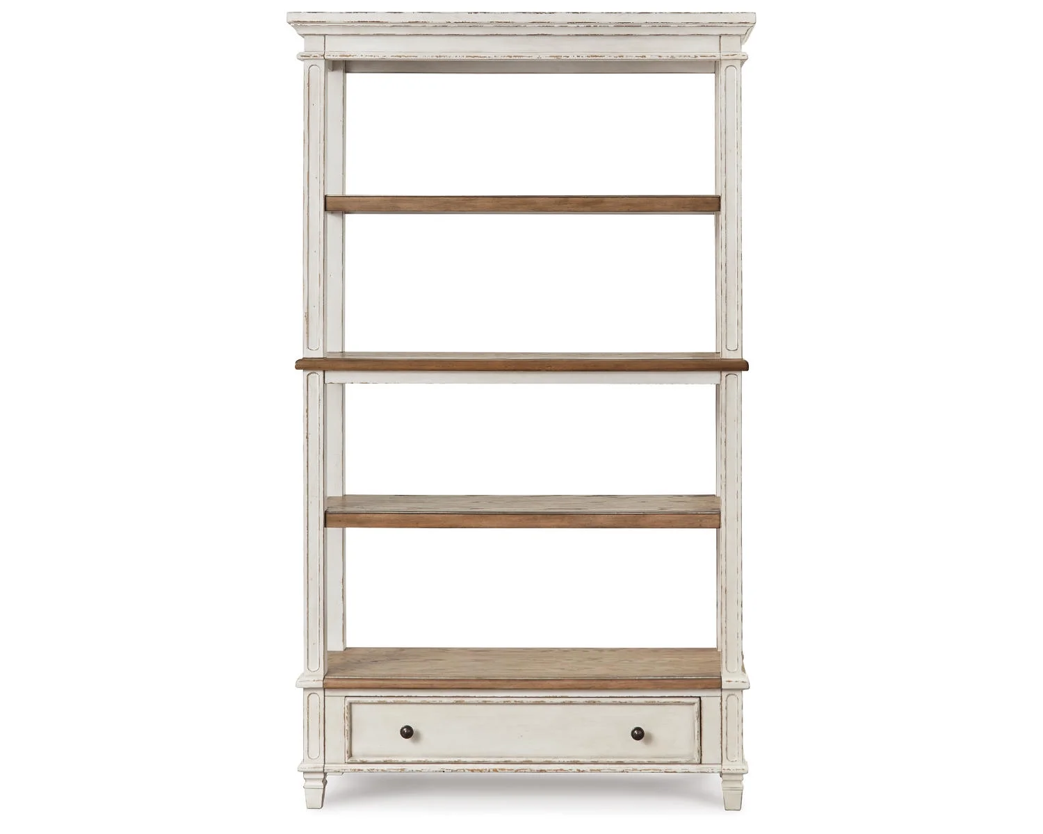 Signature Design by Ashley Casual Realyn 75" Bookcase Brown/White
