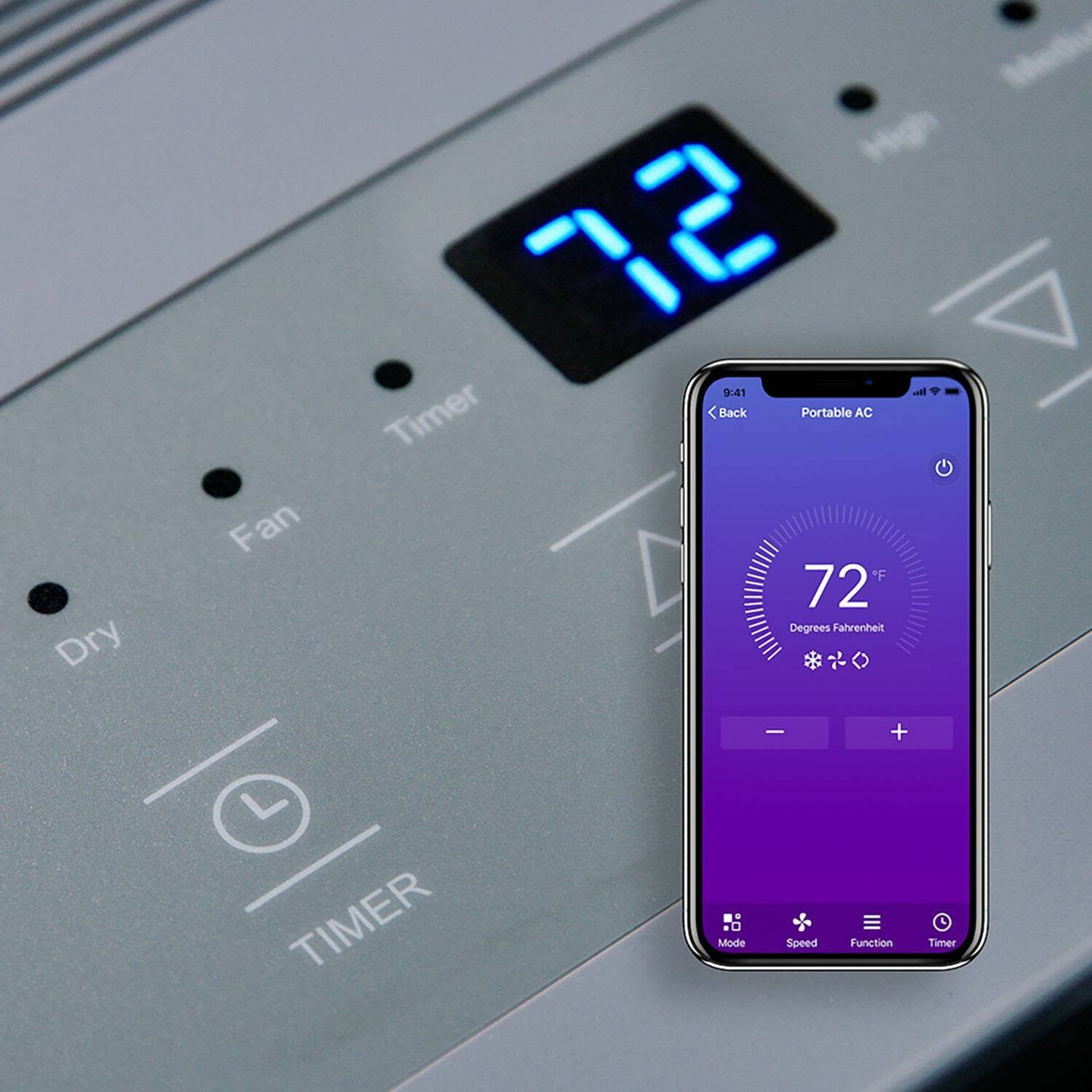Emerson Quiet Kool Smart Portable Air Conditioner with Remote, Wi-Fi, and Voice Control for Rooms Up to 300-Sq. ft.