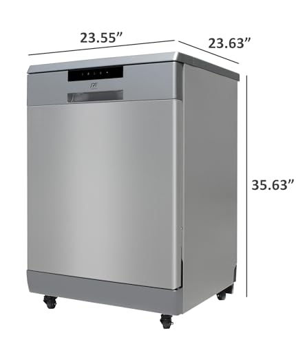 SPT SD-6513SSA Energy Star 24″ Portable Stainless Steel Dishwasher
