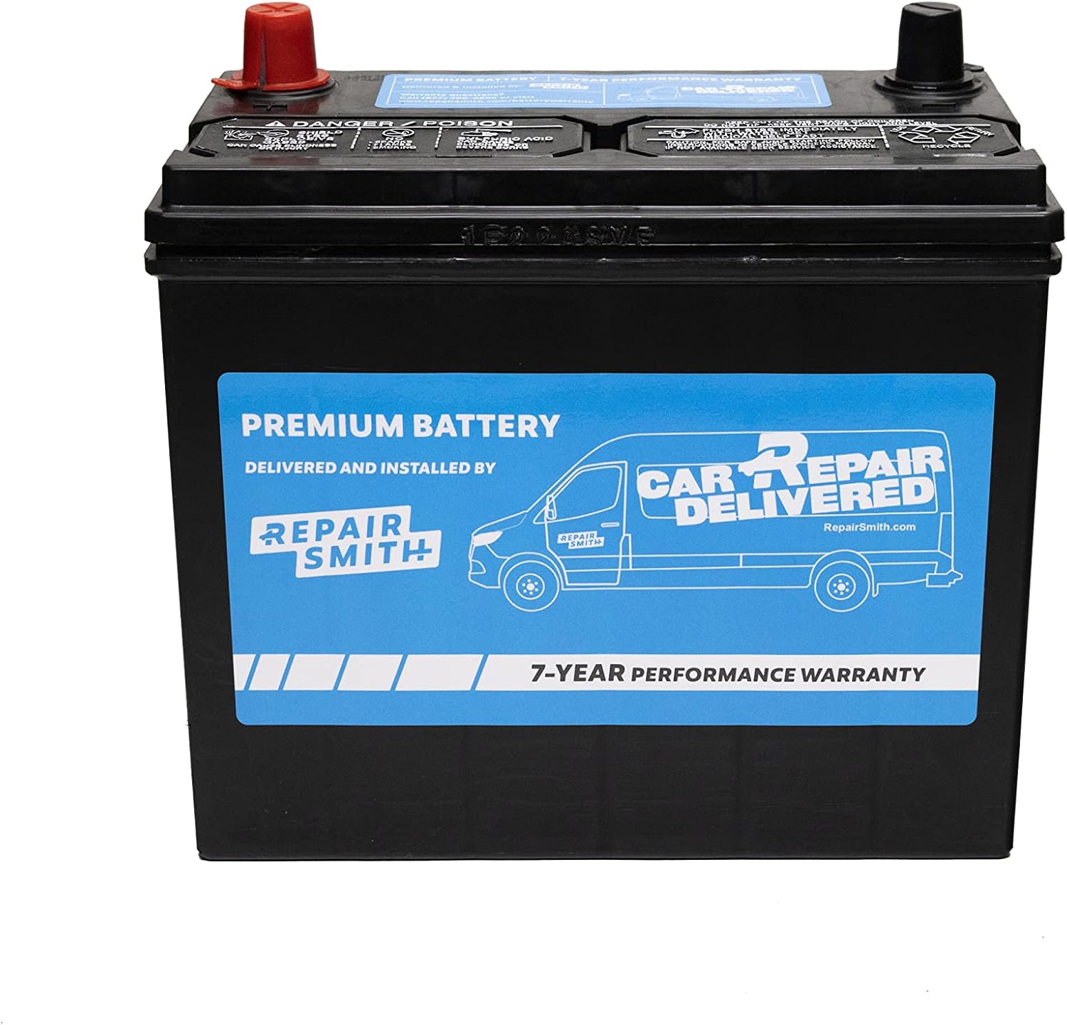 RepairSmith Mobile Mechanic Auto Starting Car Battery 51R - Automotive Parts and Accessories, 500 CCA, 7 Year Warranty