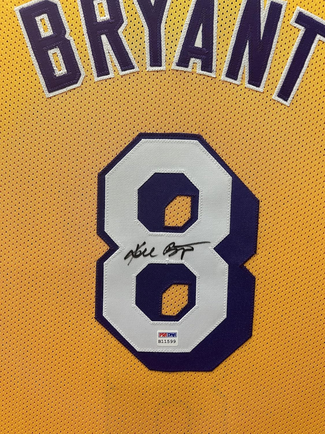 Kobe Bryant Autographed Hand Signed Custom Framed Los Angeles Lakers Jersey - PSA COA