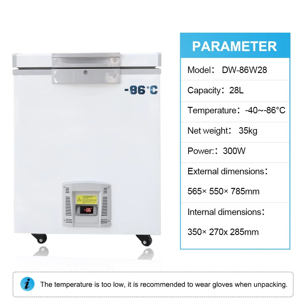 Ultra-Low Temperature Cryogenic Freezer for Laboratory Sample Storage