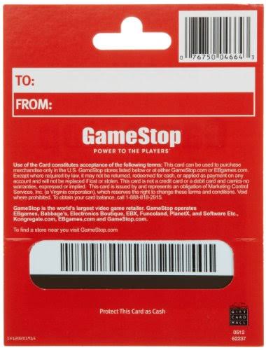 GameStop - Gift card -