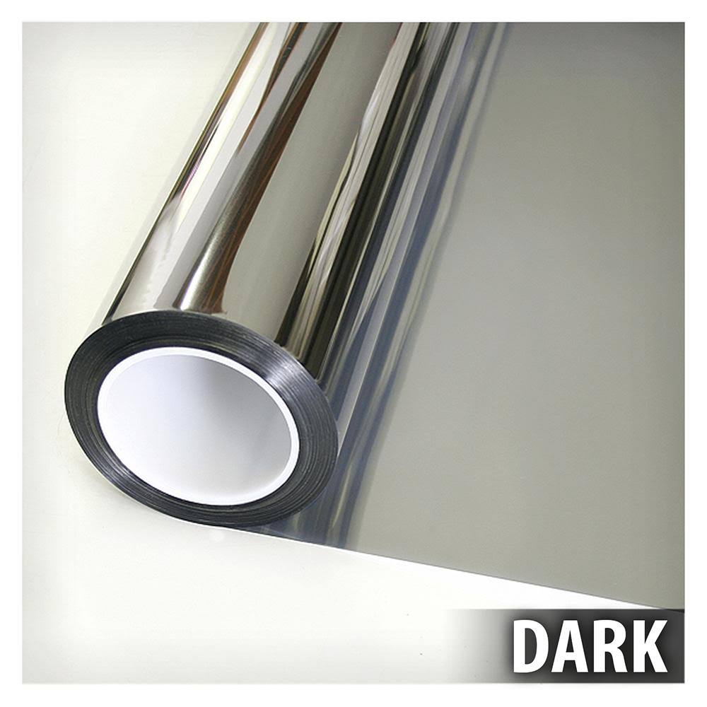 Bdf EXS15 Exterior Privacy and Sun Control Silver 15 Window Film (dark) 24in x 100ft by BuyDecorativeFilm