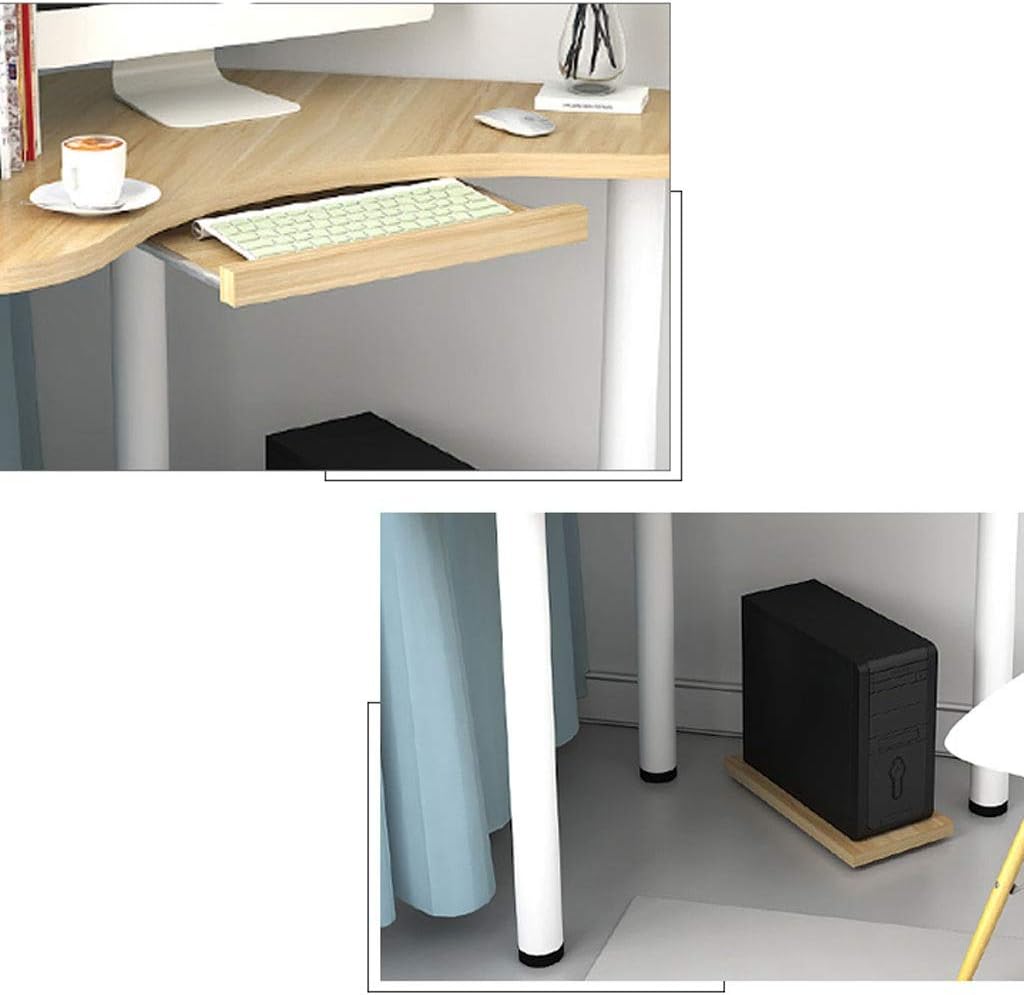 Computer Desk Creative Corner Computer Table Simple Corner Triangle Single Table Small Laptop Desk Curved Home Desk Home Office Desk