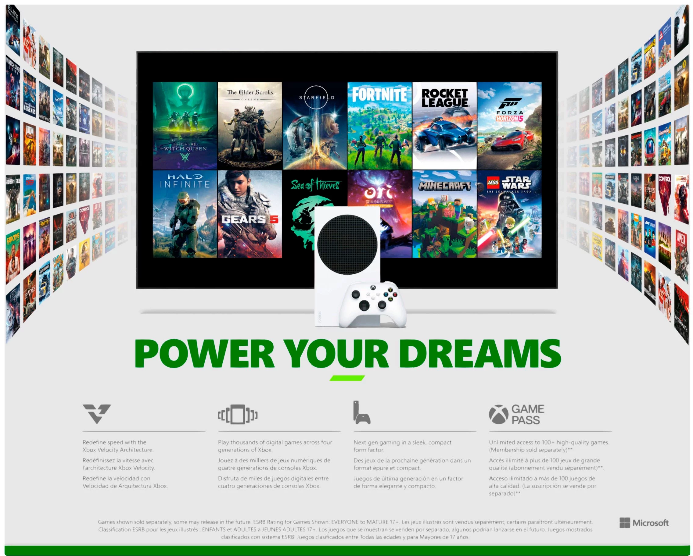 Microsoft Xbox Series S Robot White Console and Wireless Controller Bundle with Forza Horizon 4 Full Game and Mytrix High Speed HDMI