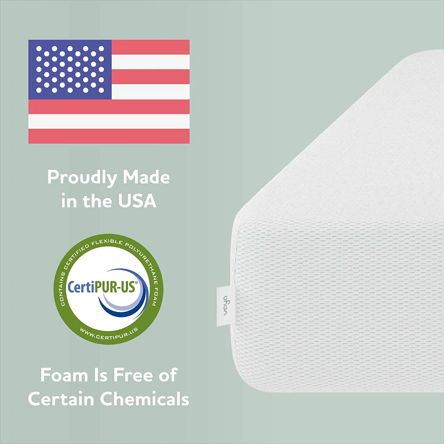 VAYA 8 Inch Adaptive Foam Mattress, Twin Size - Curated Treasures Market