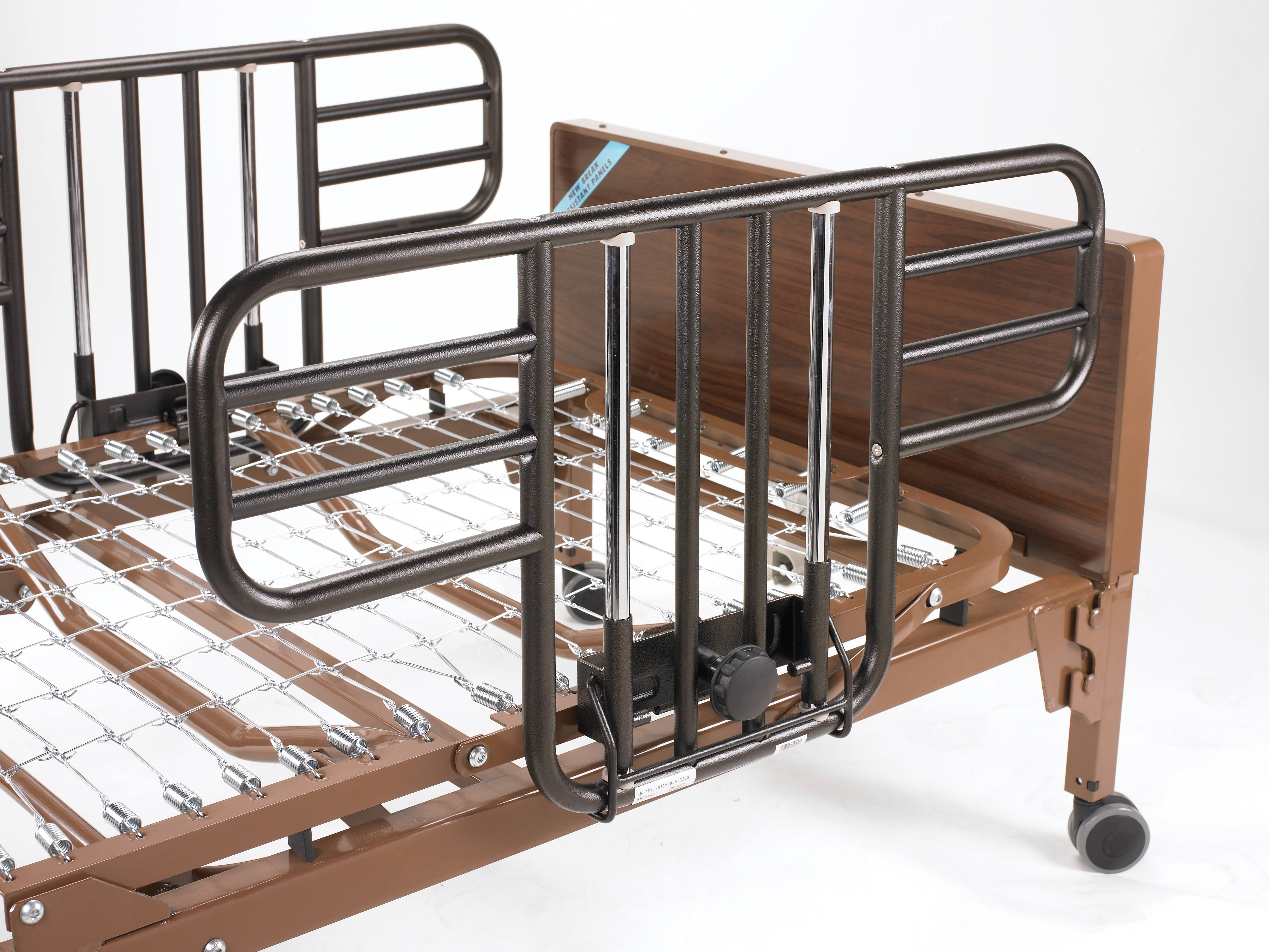 Drive Medical Delta Ultra Light Full Electric Bed with Half Rails