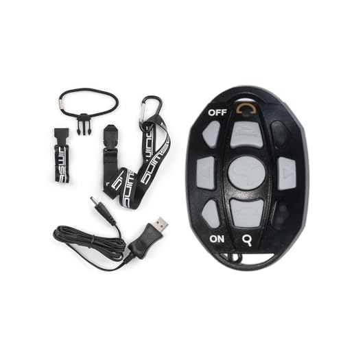AQUOS Haswing 12V 55LBS 54" Shaft Bow Mount Electric Trolling Motor with 2.4G Remote Control, Variable Speed, for Bass Fishing Boat Freshwater and Saltwater Use