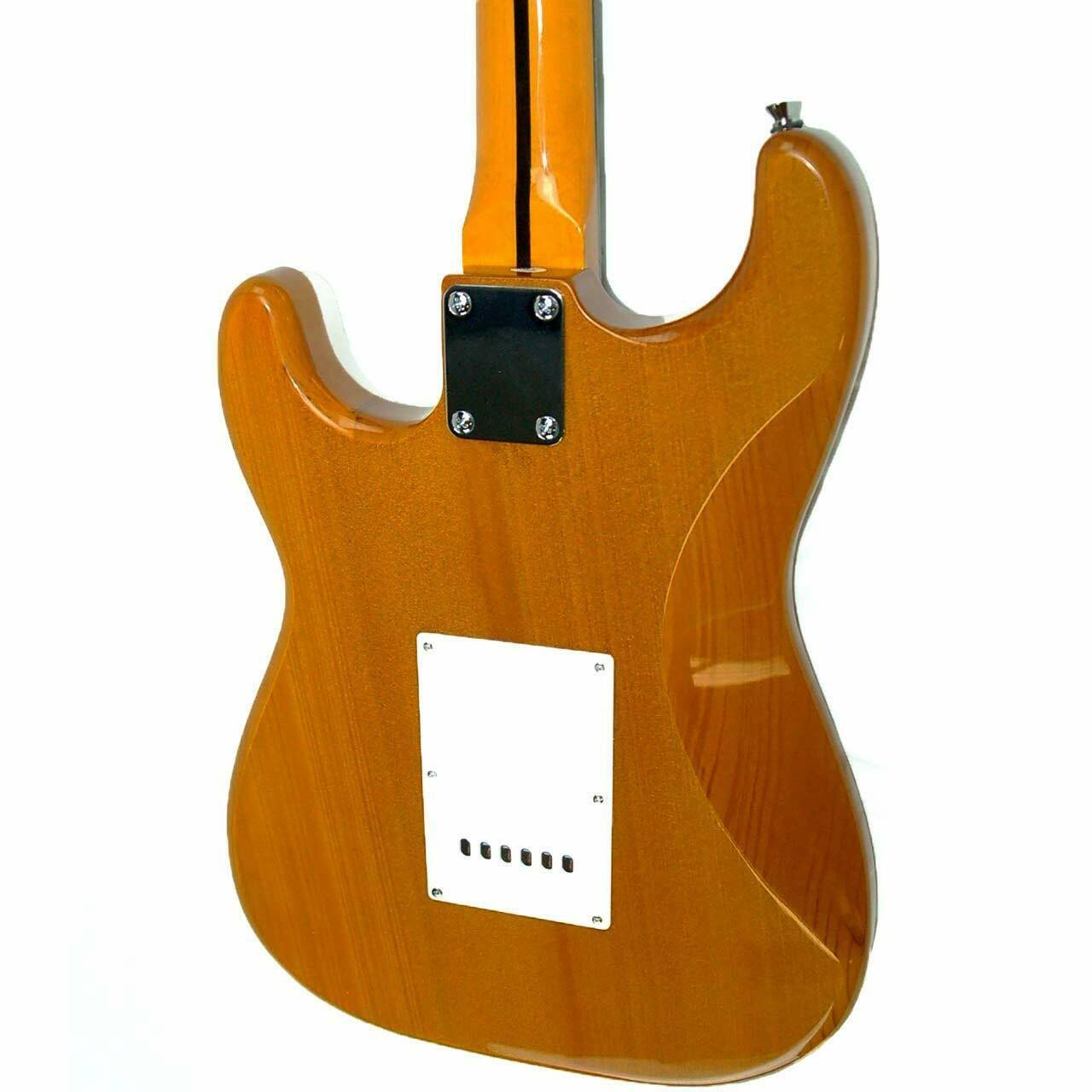 Oscar Schmidt Os-300-nh-a-u 6 String Double Cutaway SSS Electric Guitar Natural
