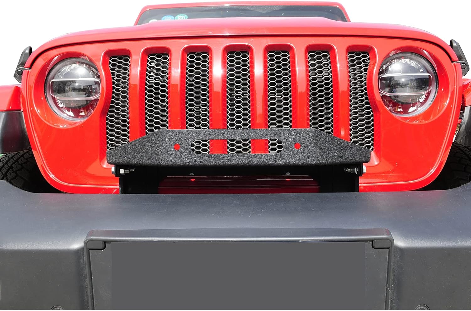 Tidal Winch Mounting Plate for Factory Front Bumper for Wrangler JL 2/4DR 2018-2022