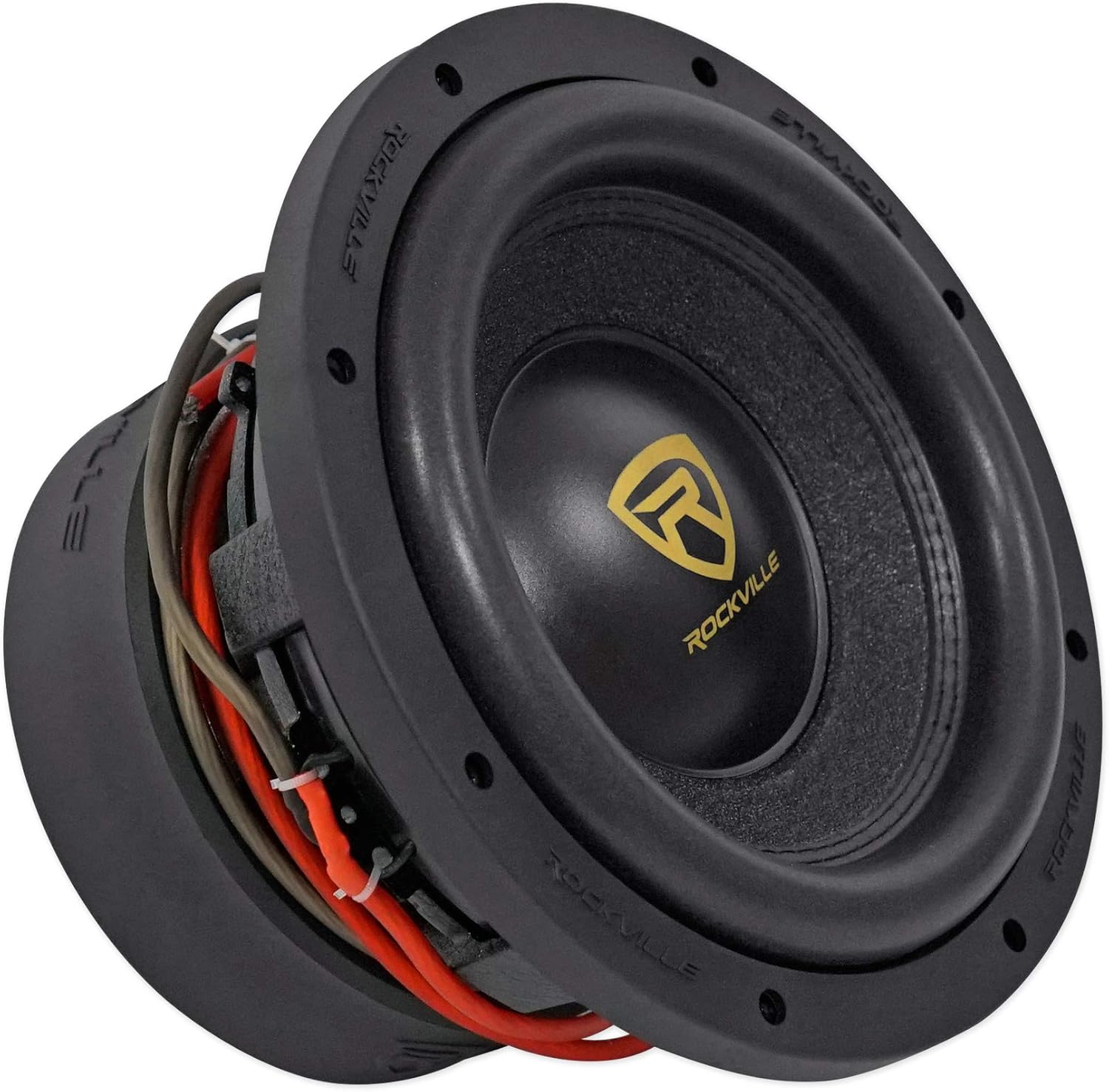 Rockville W10K9D4 10" 3200 Watt Car Audio Subwoofer+Mono Amplifier+Amp Kit