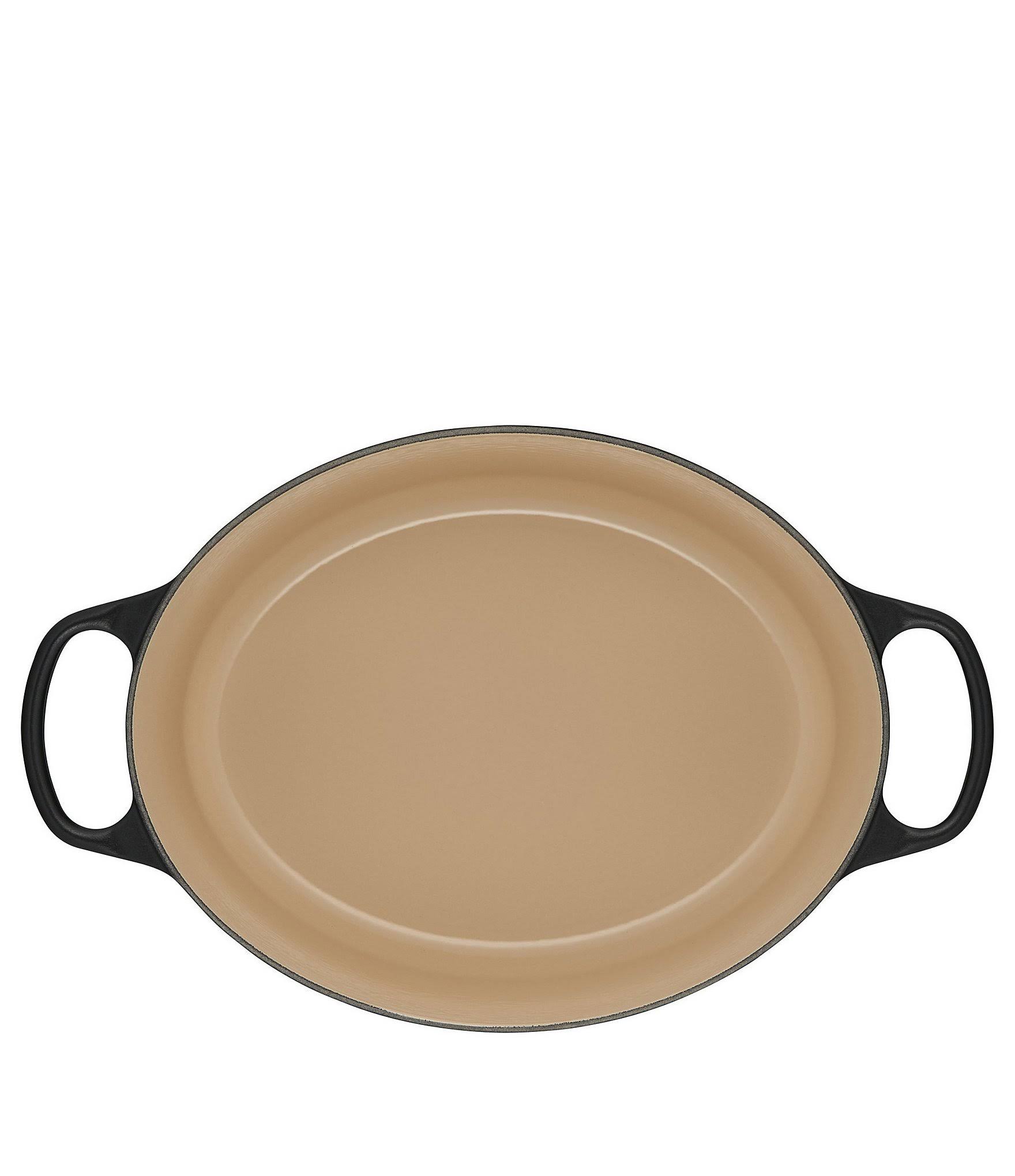 Le Creuset 6.75-Quart Signature Cast Iron Oval Dutch Oven - Flame