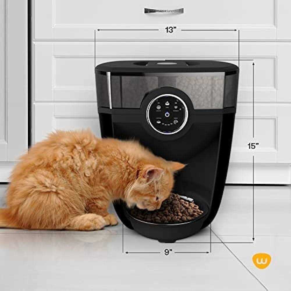 Whisker Feeder-Robot Wi-fi Cat &amp; Dog Auto-Feeder with Hopper &amp; Backup Battery Compatibility - Pet Supplies online store