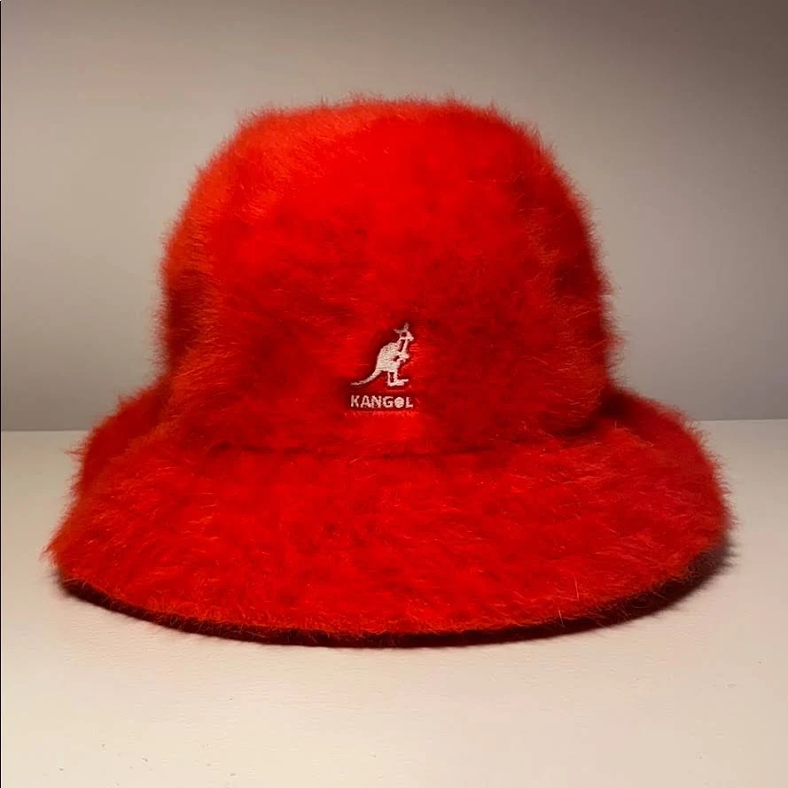 Kangol Furgora Casual Red Bucket Hat Size S