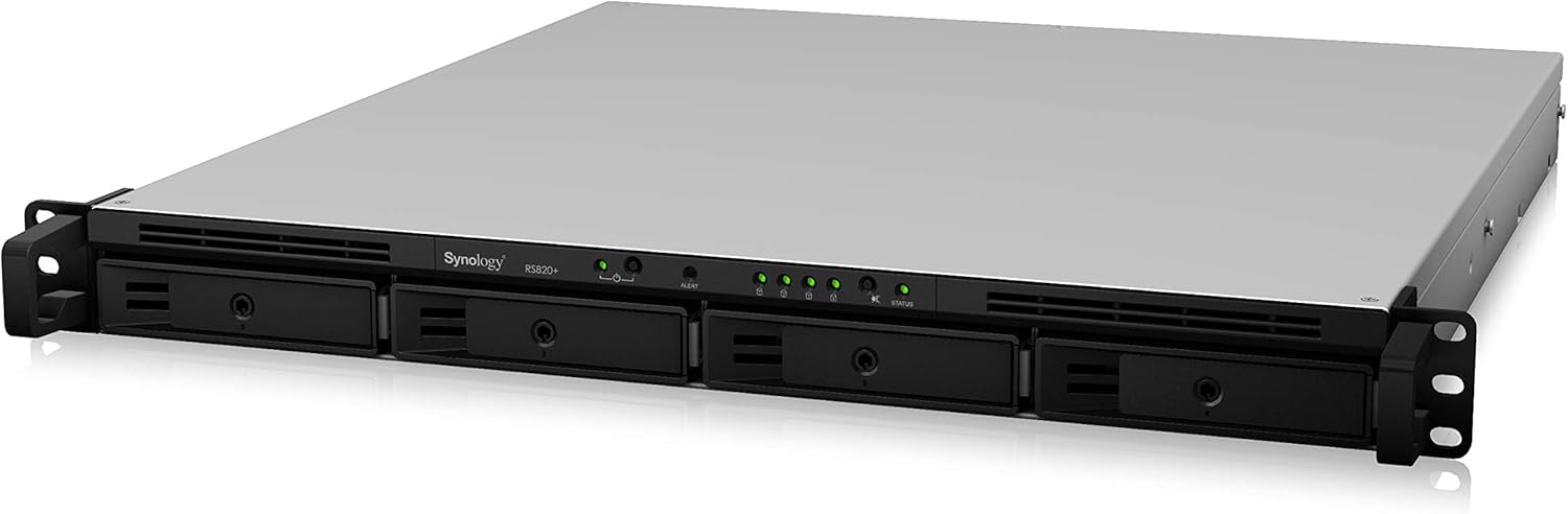 Synology 4bay NAS RackStation RS820+ (Diskless)