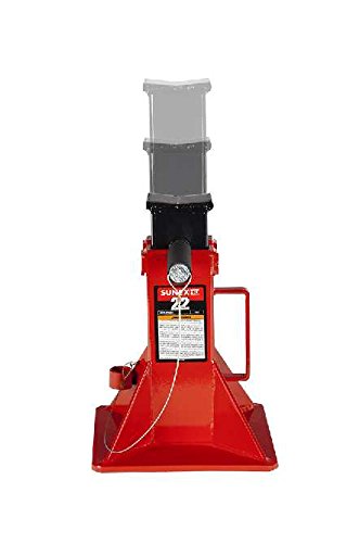 Sunex 1410 10-Ton, High Height, Pin Type, Jack Stands, Pair