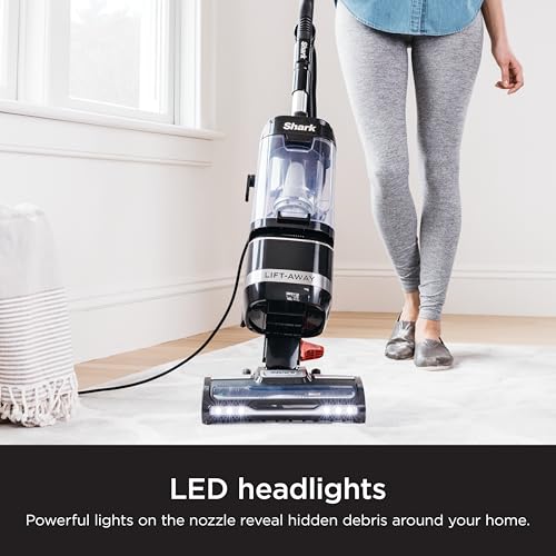 Shark NV151 Navigator Swivel Pro Complete Upright Vacuum with HEPA Filtration, Swivel Steering, Pet Power Brush, Crevice Tool & Upholstery Tool, for Pet Hair & Multi-Surface Cleaning, Navy