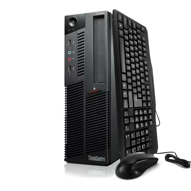 Lenovo M92P Desktop Computer Tower PC Intel Quad-Core i5 3.2GHz Processor 8GB RAM 320GB HDD WIN11 Pro (Monitor Not Included) Wi-Fi, Keyboard & Mouse (Used-Like New) - Curated Treasures Market