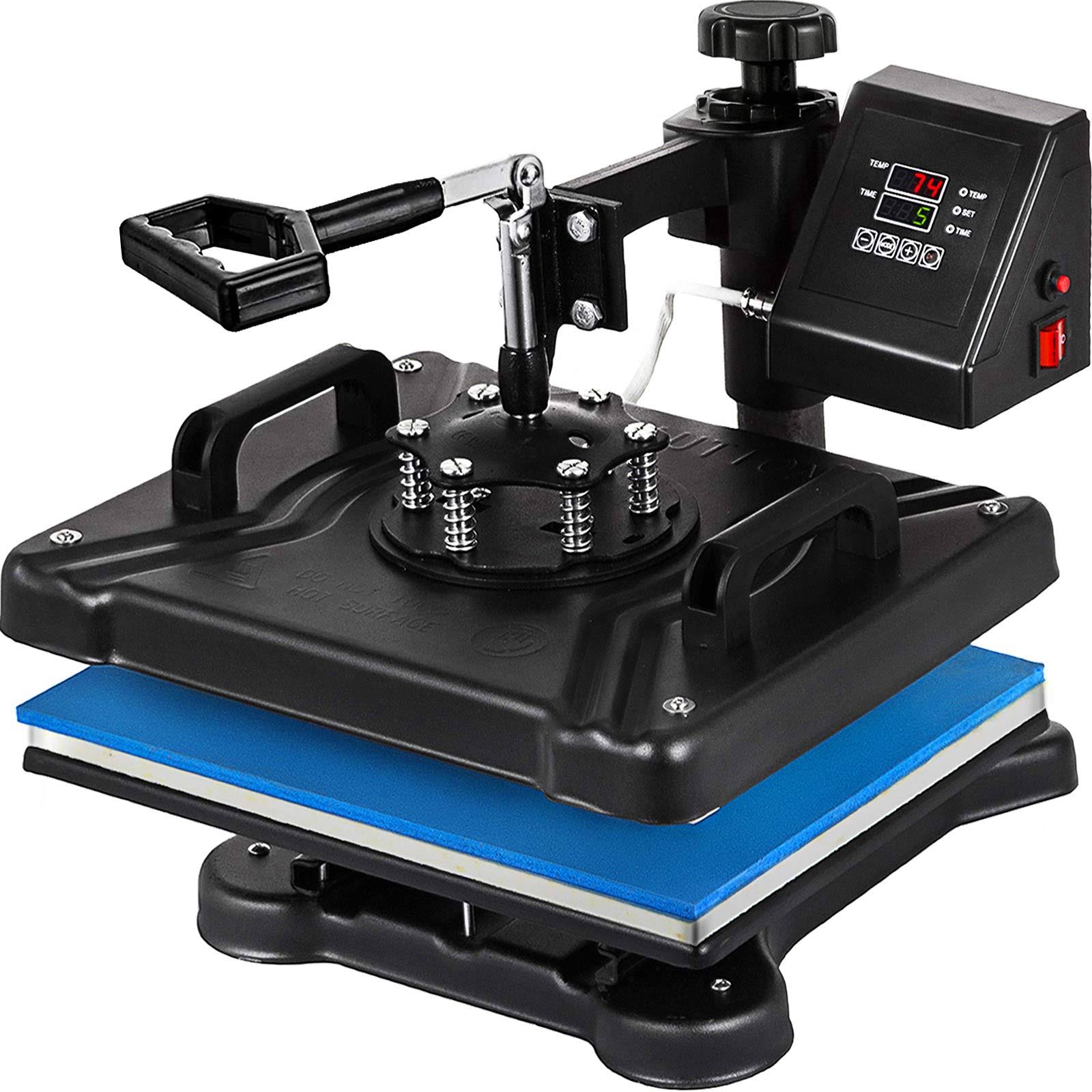 Vevor Heat Presses 12 x 15 inch 5 in 1 Digital Multifunctional Sublimation T Shi