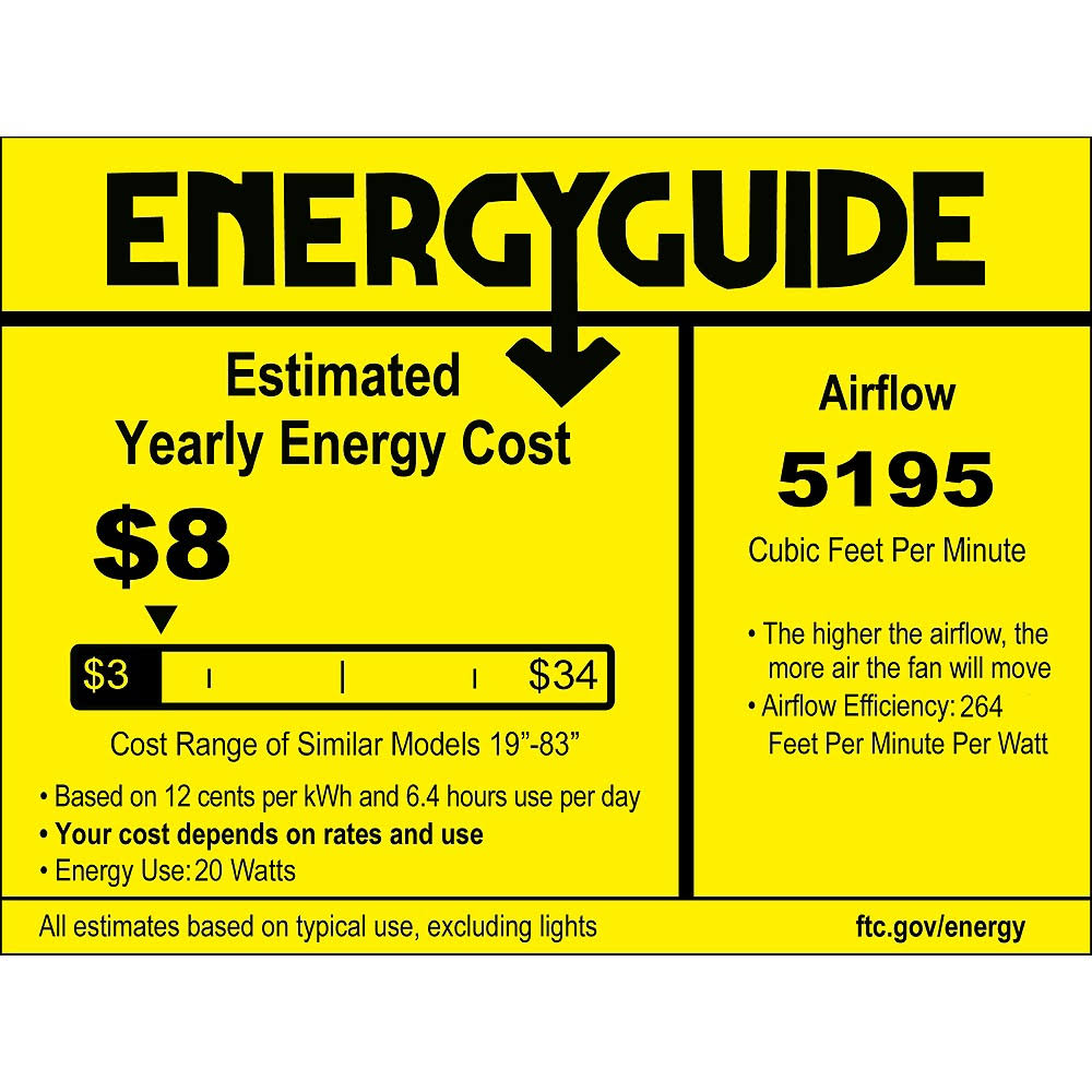 Minka-Aire F715DL-STW Napoli - LED 68x22 Ceiling Fan
