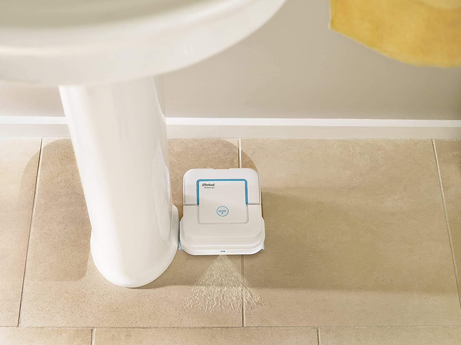 iRobot Braava Jet 240 Superior Robot Mop Bundle with 1 Jet Hard Wood Floor Cleaning Solution (2 Items)