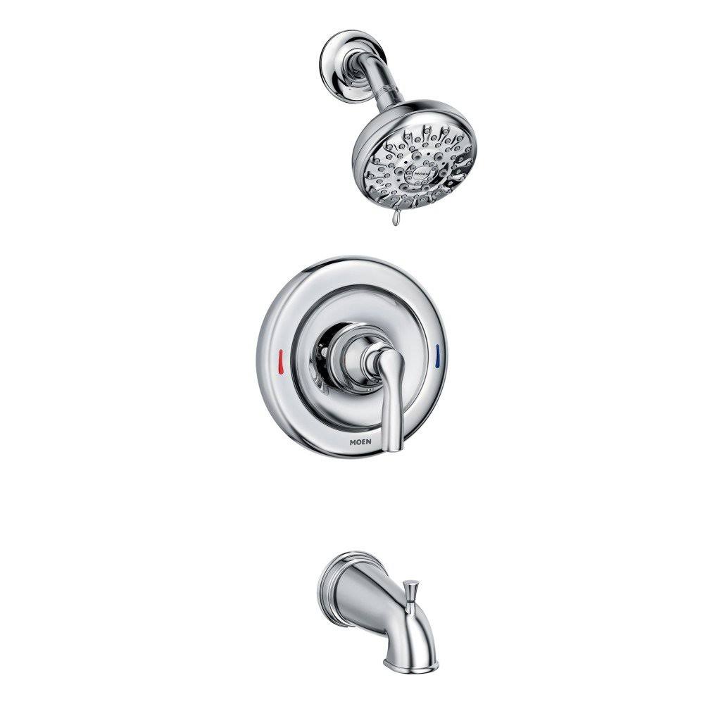 Moen Hilliard 1-Handle Chrome Tub and Shower Faucet