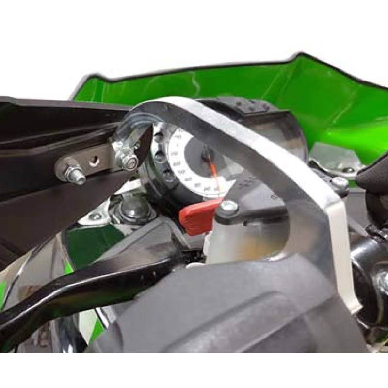 Arctic Cat New OEM Black u0026 Green Rox Flex-Tec Hand Guards u0026 Mounts, 7639-886
