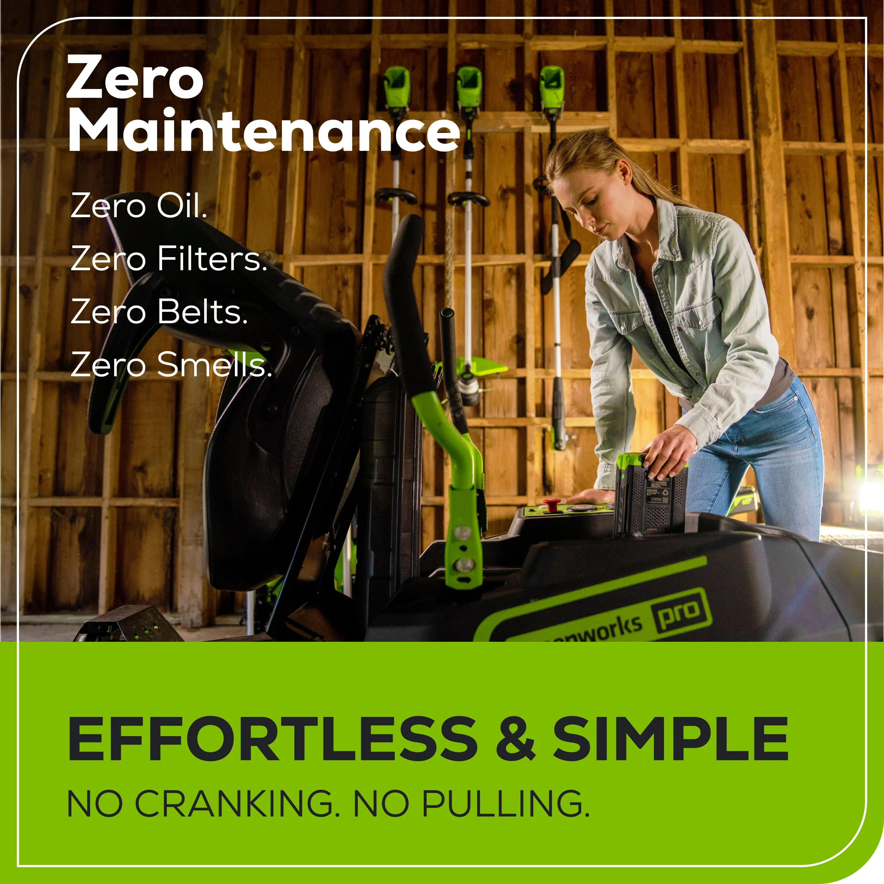 Greenworks 60V 42” Cordless Battery Crossover-Z Zero Turn Riding Lawn Mower with Six (6) 8Ah Batteries & Three (3) Dual Port Turbo Chargers 7409302