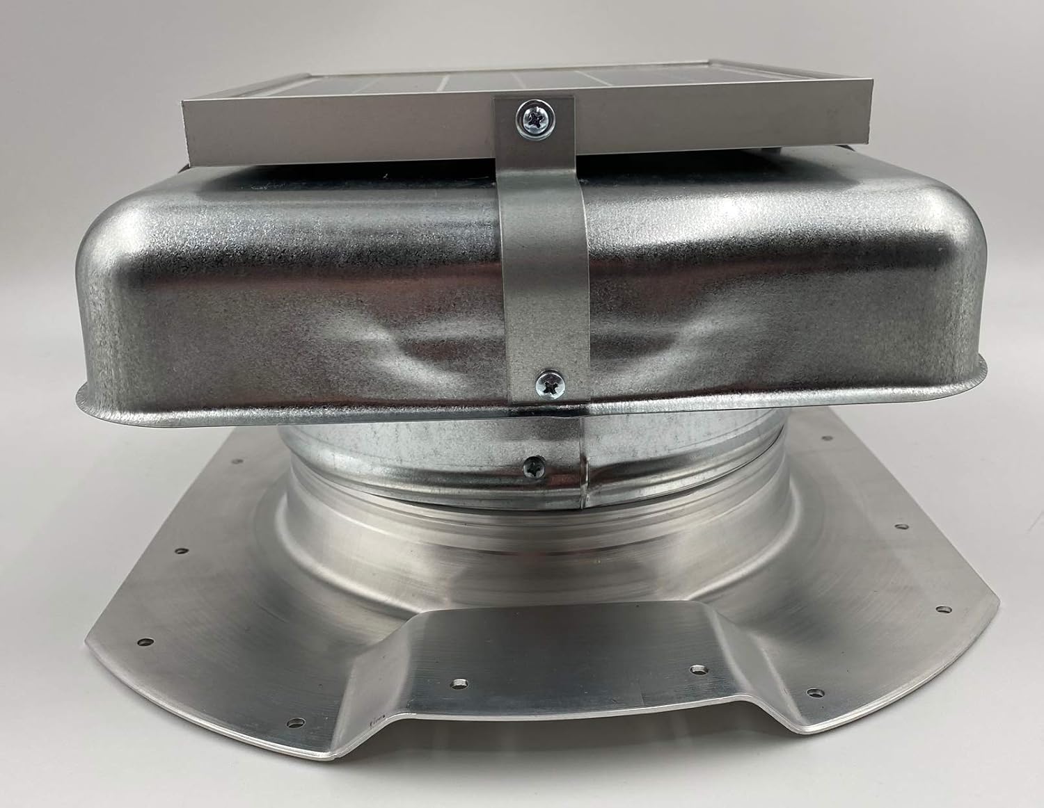 Solar RoofBlaster for Conex Containers with Galvanized Vent | Solar Roof Vent | Solar Roof Exhaust Fan for Conex Shipping Containers