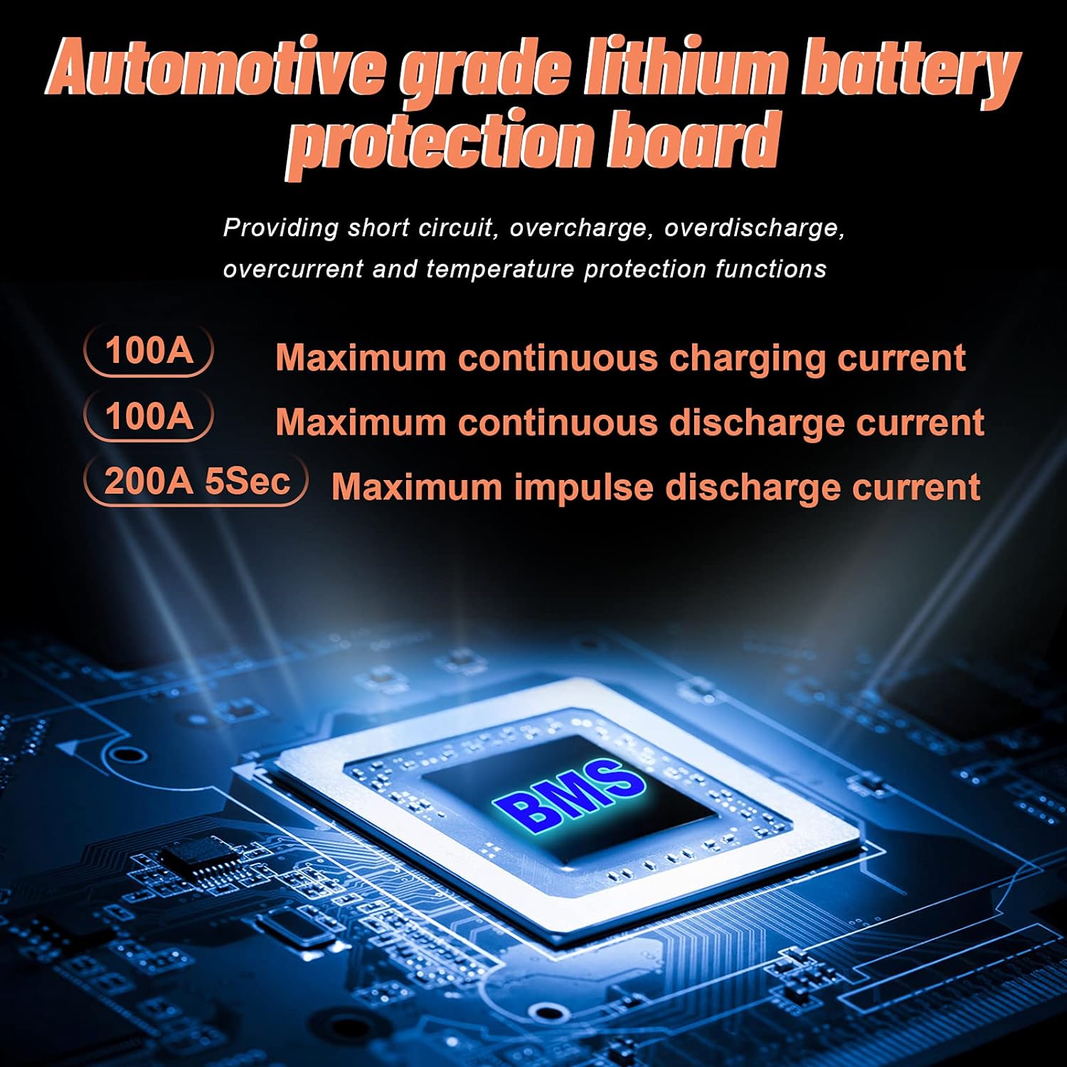 2 Pack 12V 100Ah LiFePO4 Deep Cycle Rechargeable Battery Pack Built-in 100A BMS 5000-7000 Cycles Perfect for RV Solar Marine Overland Off-Grid Application