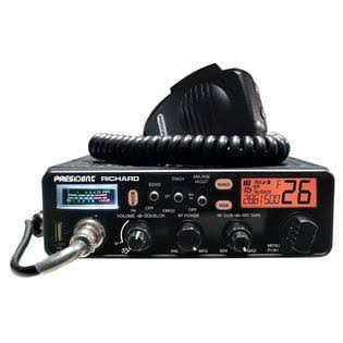 President Richard 50 Watt AM/FM 10 Meter Transceiver with Continuous Scanning