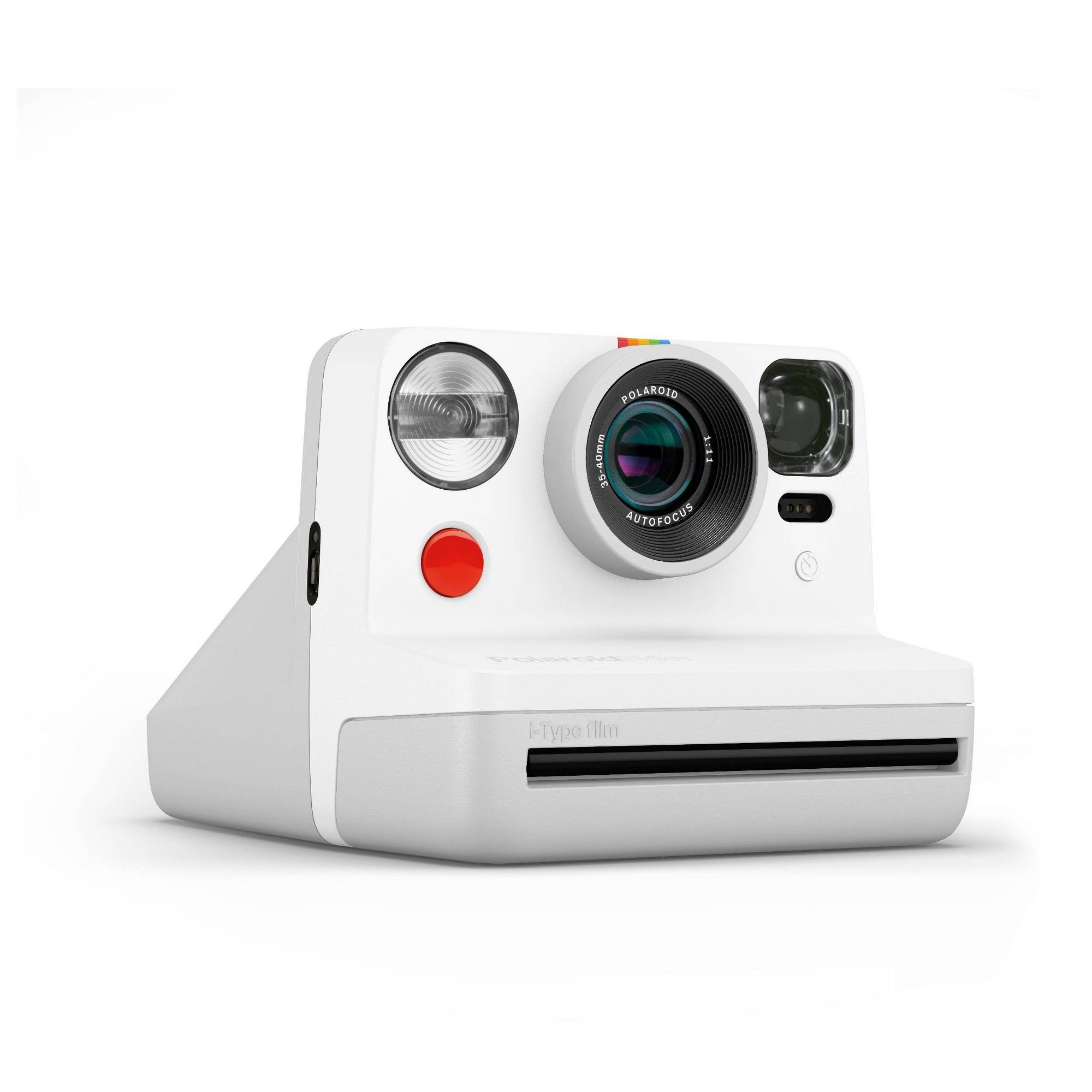 Polaroid Now Instant Camera with Lens - White