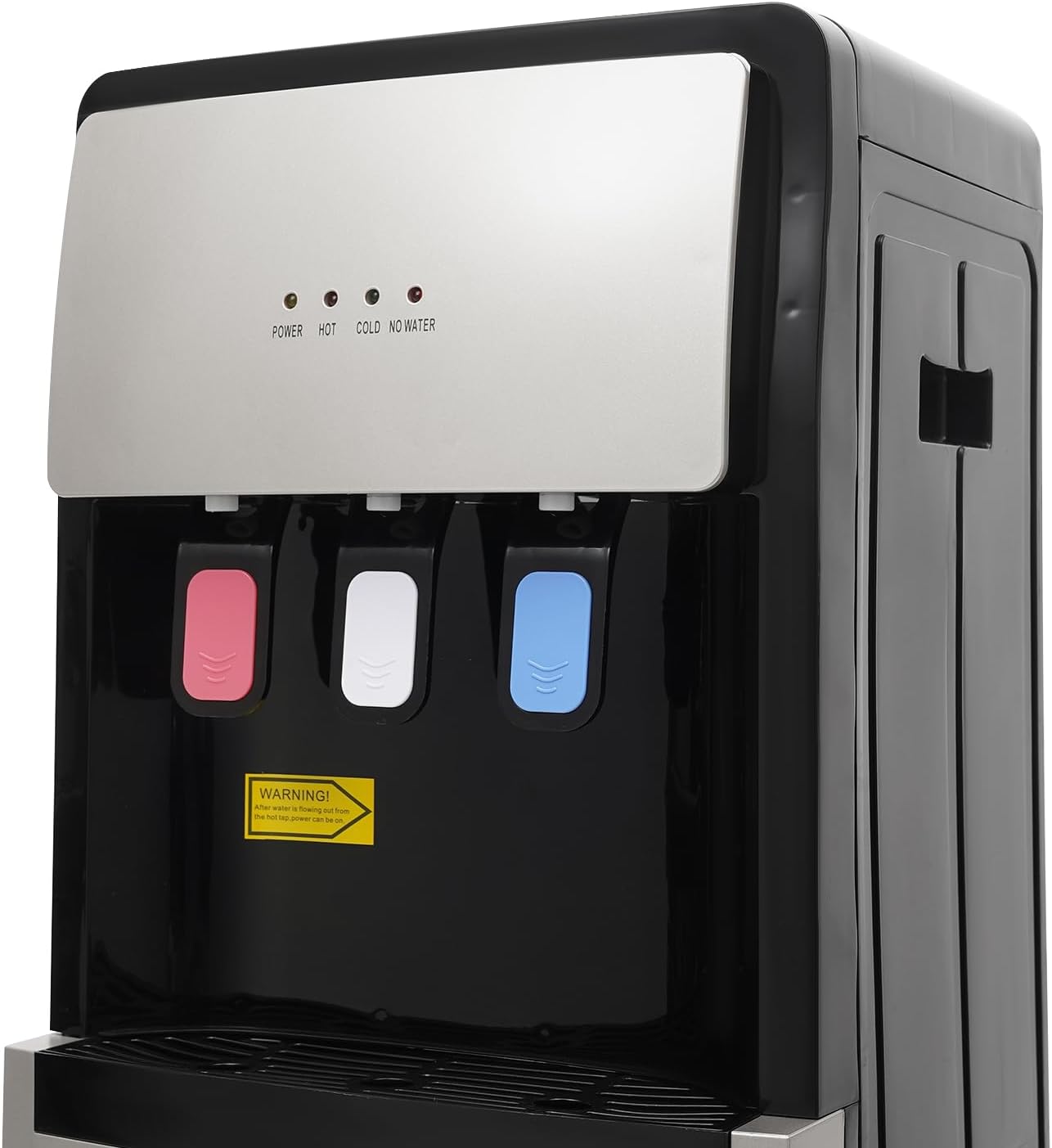 Water Cooler Dispenser Bottom Loading Water Dispenser Hot and Cold Standing Water Cooler Holds 2 & 5 Gallon Bottles 3 Temperature Spouts for Home Office