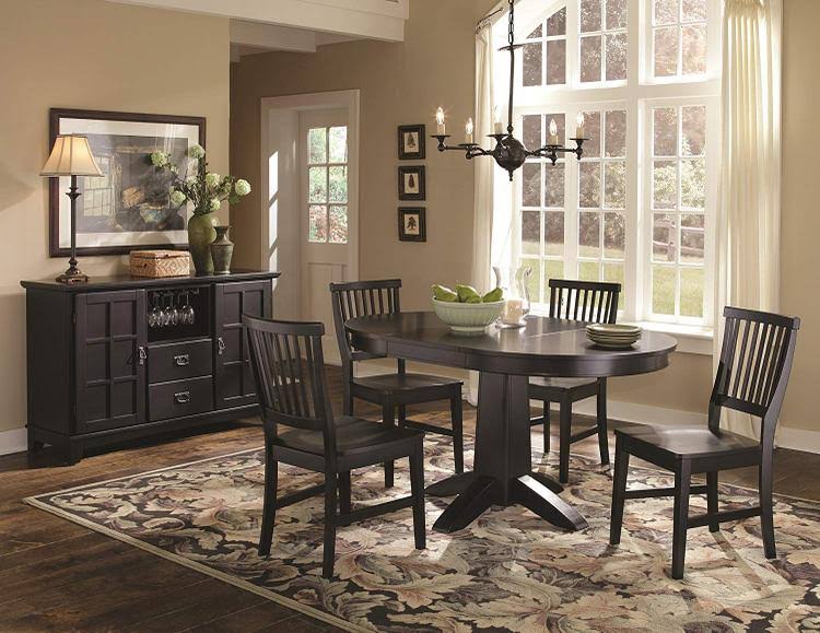 Home Styles Arts u0026 Crafts Dining Buffet with Hutch, Brown