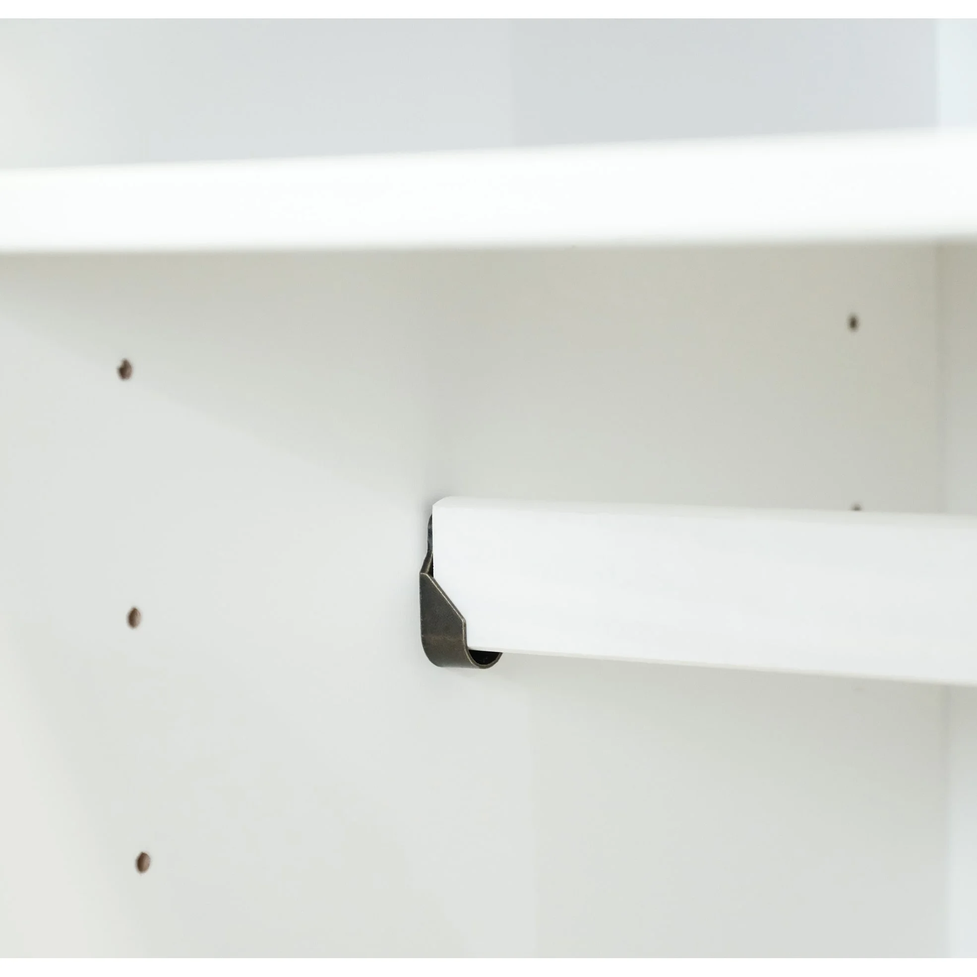 Palace Imports, Inc. Palace Imports 100% Solid Wood Kyle 4-Door Wardrobe Armoire with Solid Wood or Mirrored Doors White