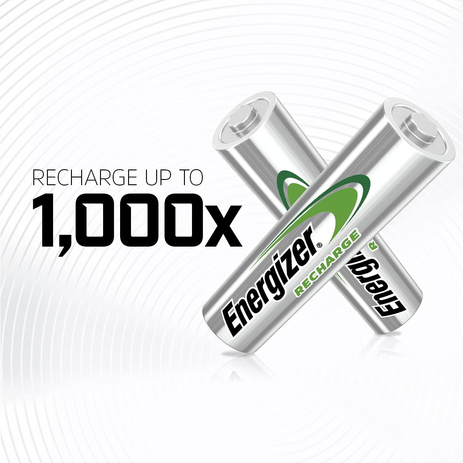 Energizer Rechargeable AA Batteries, Recharge Universal Double A Battery Pre-Charged, 16 Count Pack of 2