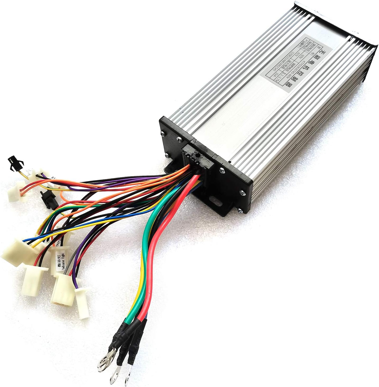Electric Bike Conversion Motor Kit 2000w 60v Brushless Dc Motor BLDC Engine Kit with Controller Throttle for Electric Scooters Small Electric Motorcycles Mini Electric Cars DIY(4300rpm)