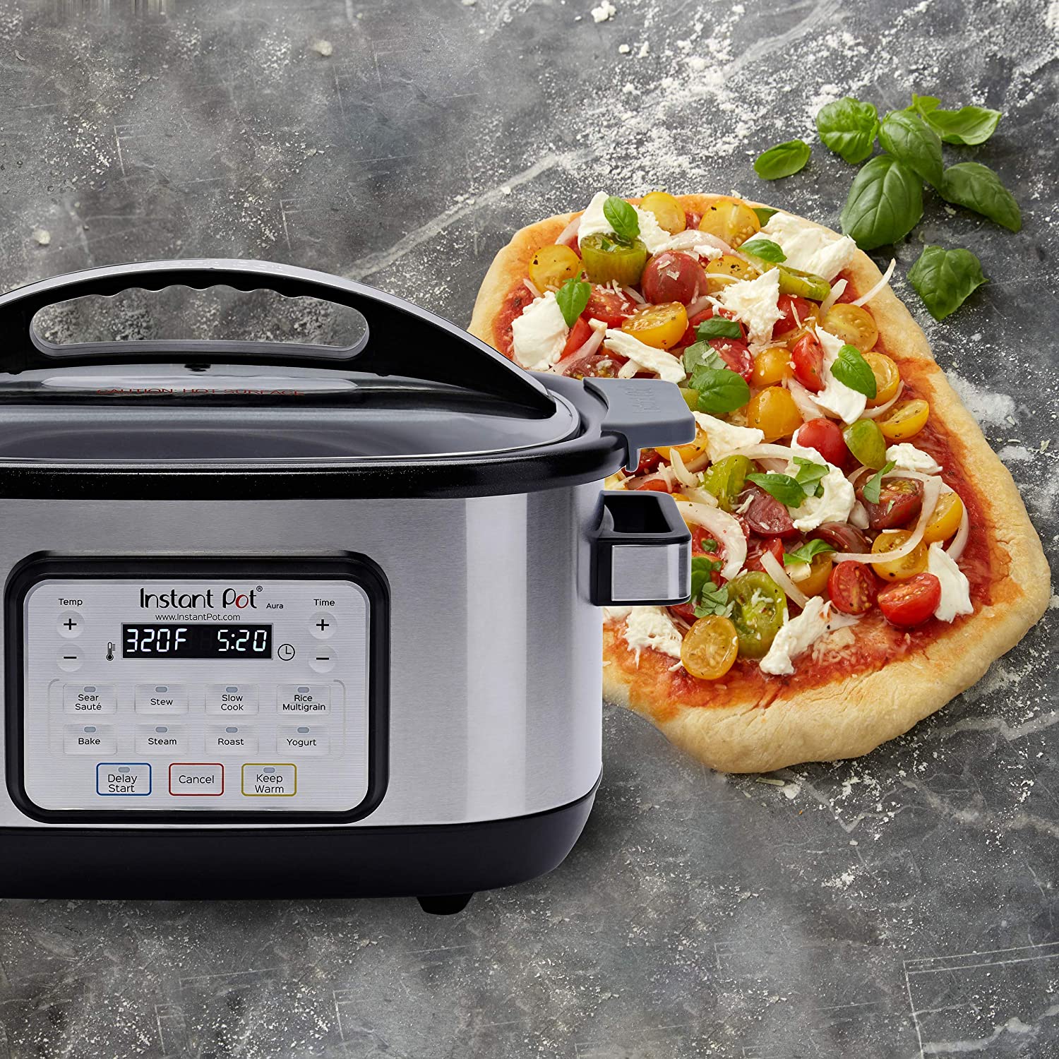 Instant Pot Aura Multi-Use Programmable Slow Cooker, 6 Quart, No Pressure Cooking Functionality