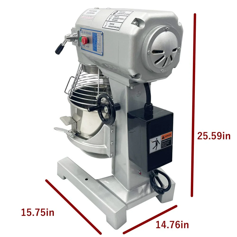 PreAsion Commercial Electric Dough Food Mixer NEW 3 Speed 450w 10L Gear Driven Bakery Blender