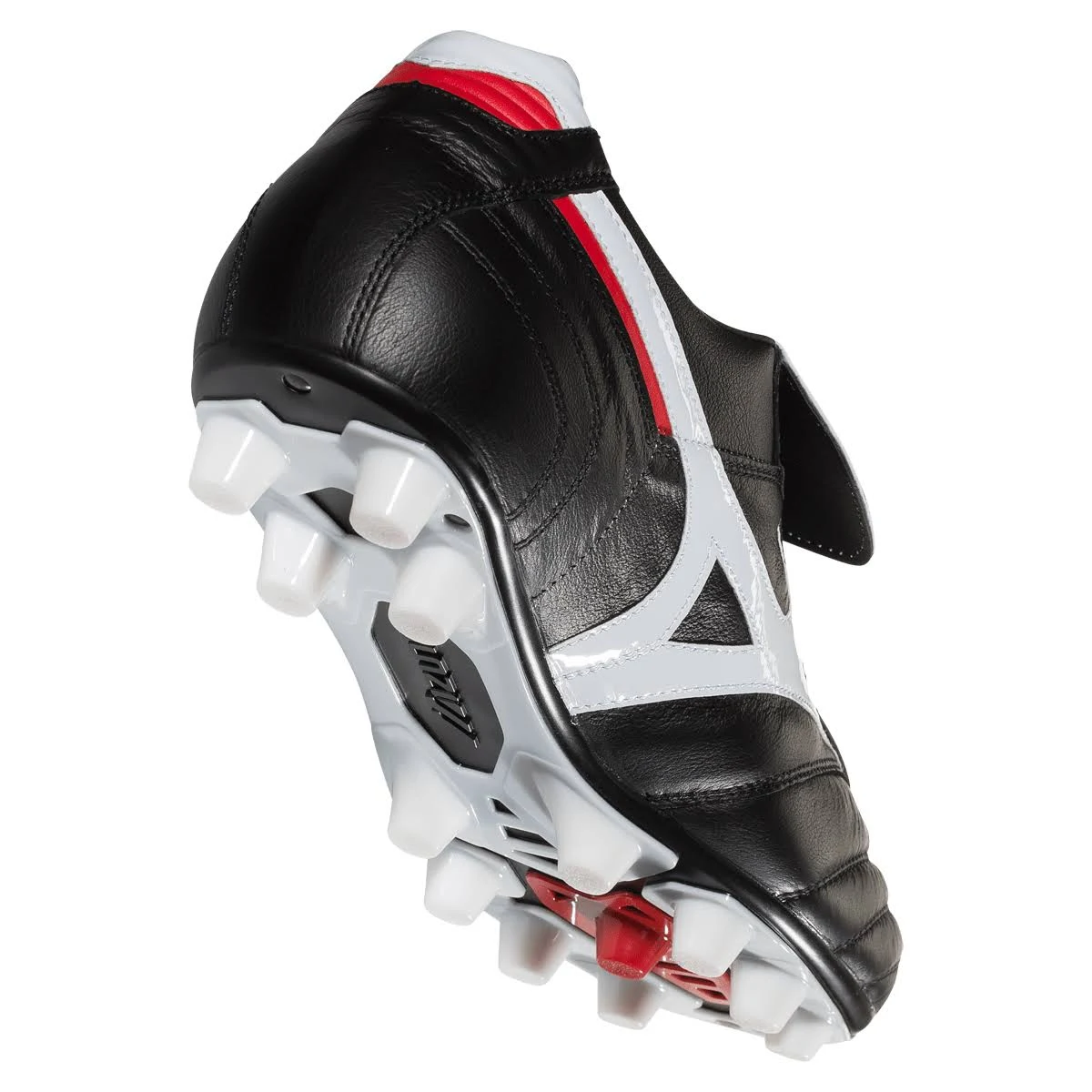 Mizuno Morelia II MIJ Molded Soccer Cleat Black/White/Red - 10.5