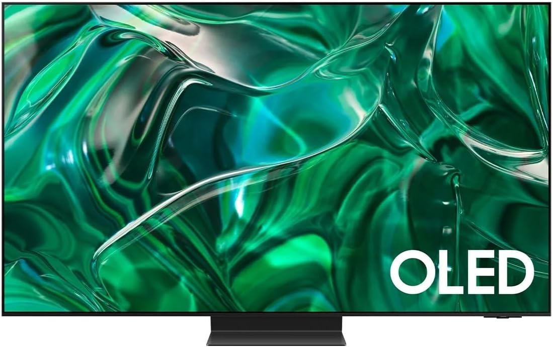 SAMSUNG QN55S95CAFXZA 55 Inch Ultra Slim 4K Quantum HDR OLED Smart TV with an Additional 4 Year Extended Amber Protection (2023) (Used)