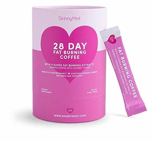 SkinnyMint Fat Burning Coffee. Keto Diet Drink. Appetite Suppressant for Weight