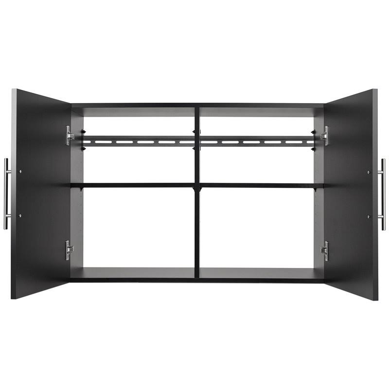 Prepac HangUps 36x22 Upper Storage Cabinet, Black