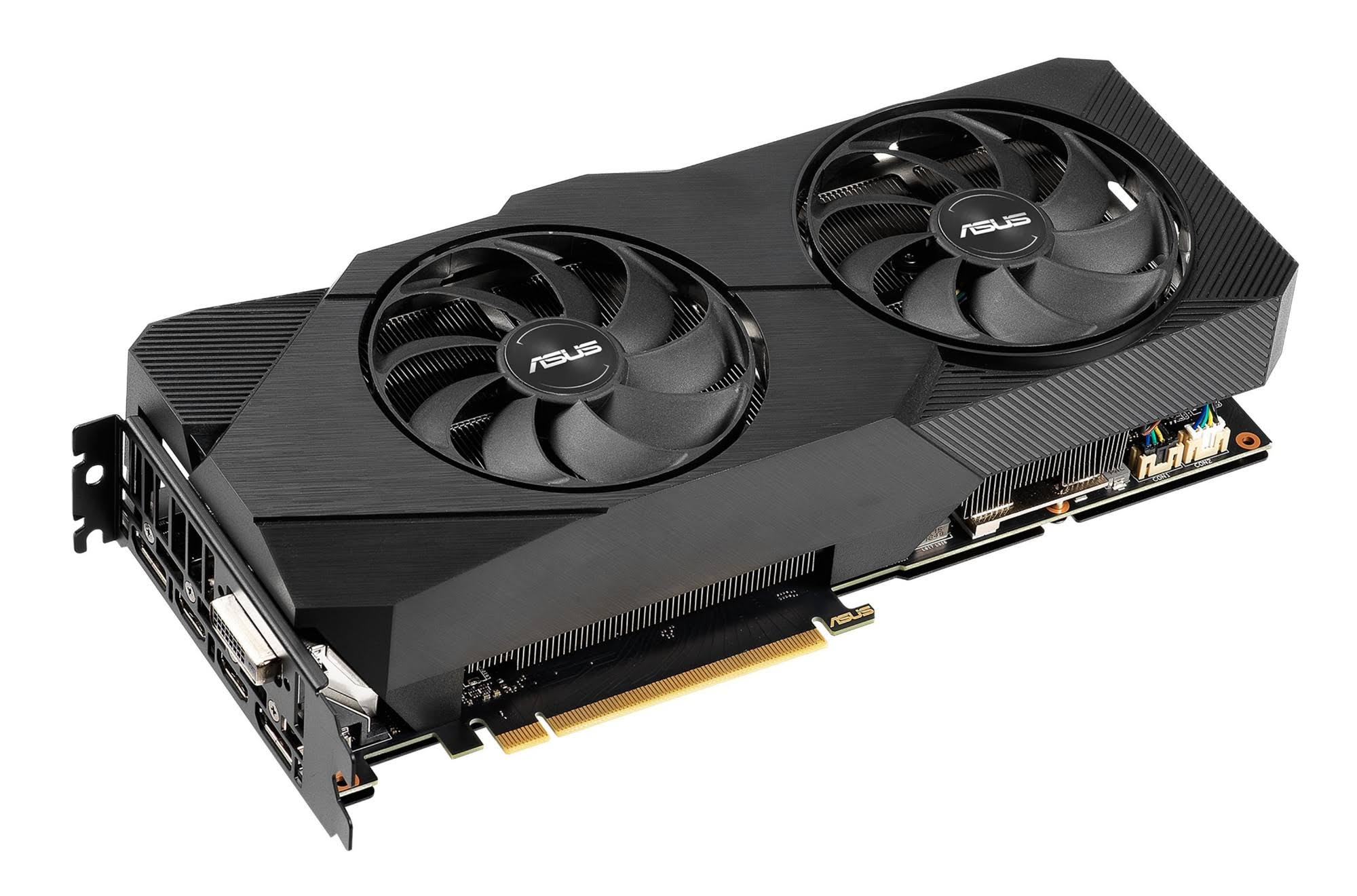 ASUS DUAL-RTX2060S-O8G-EVO-V2 - OC Edition - graphics card - GF RTX 2060 SUPER - 8 GB GDDR6 - PCIe 3.0 x16 - DVI, 2 x HDMI, Disp