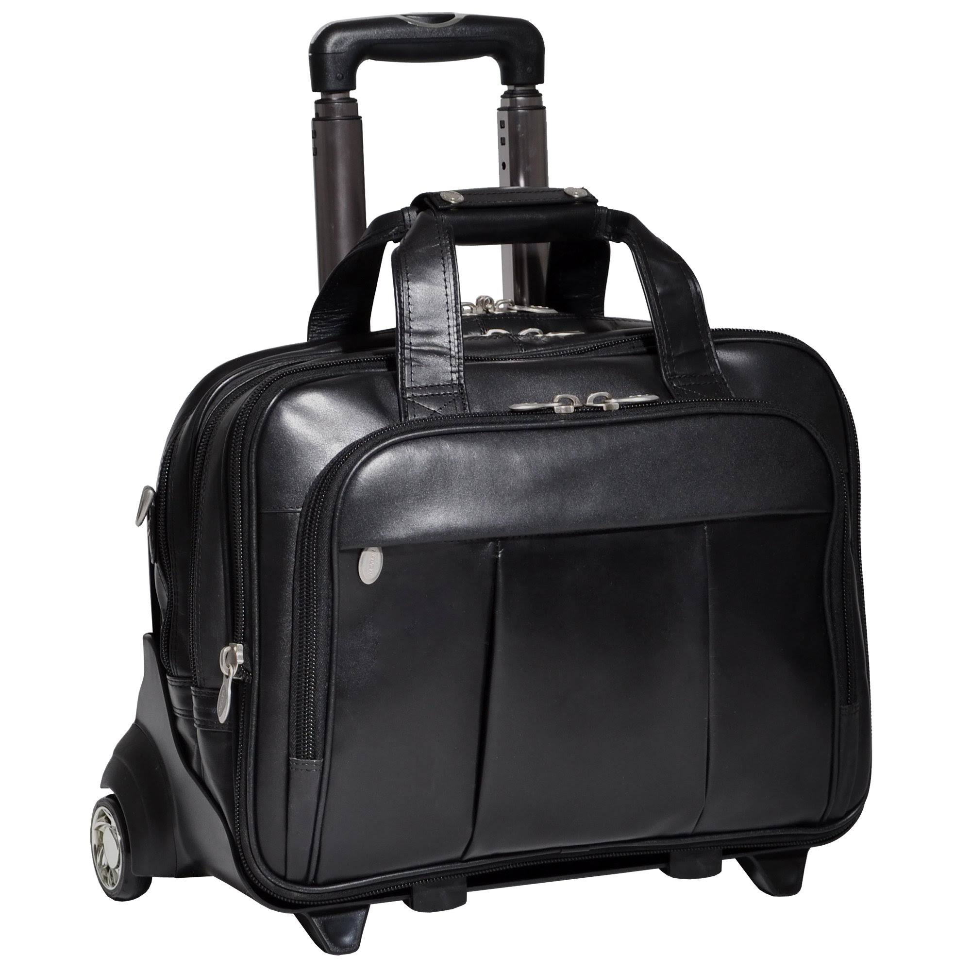 McKlein Damen Leather Detachable-Wheeled Laptop Case