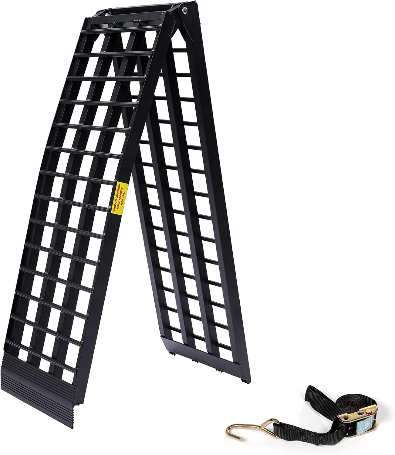 ATV Folding Ramps, gardhom 108*17.7" 1500 lbs Capacity Portable Aluminum Loading Ramps for Trucks 1Piece